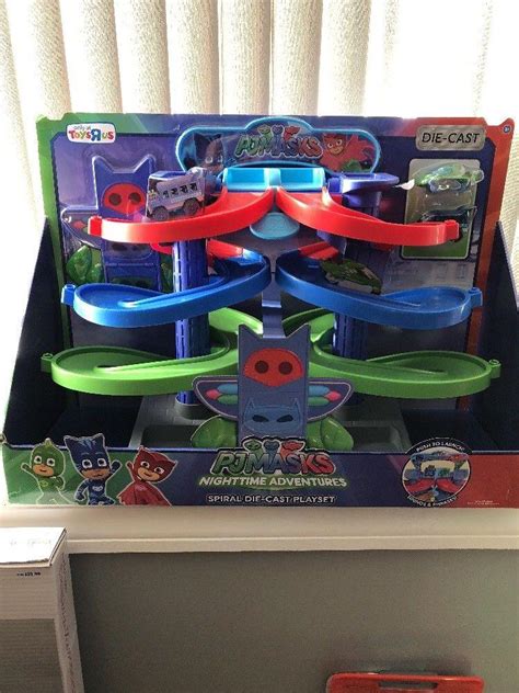 Pj Masks Nighttime Adventures Die Cast Spiral Playset 1965704396