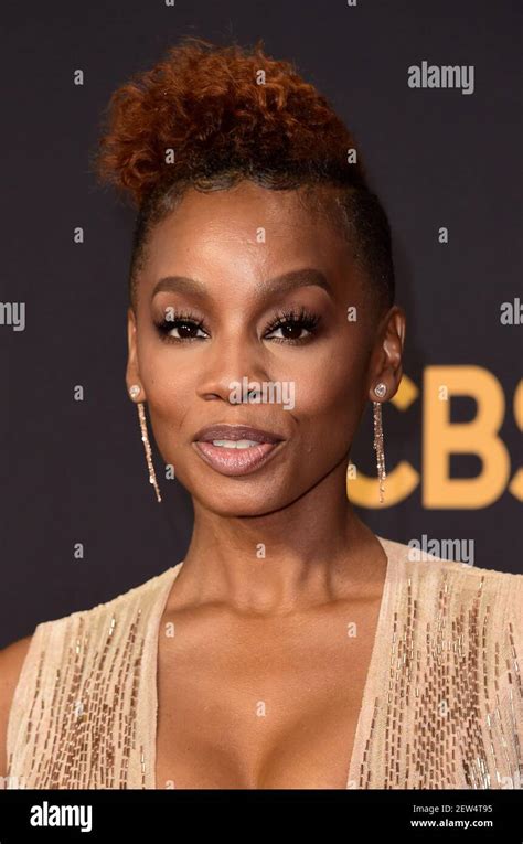 Los Angeles Ca September 17 Anika Noni Rose Arrives At The 69th Emmy Awards At The Microsoft