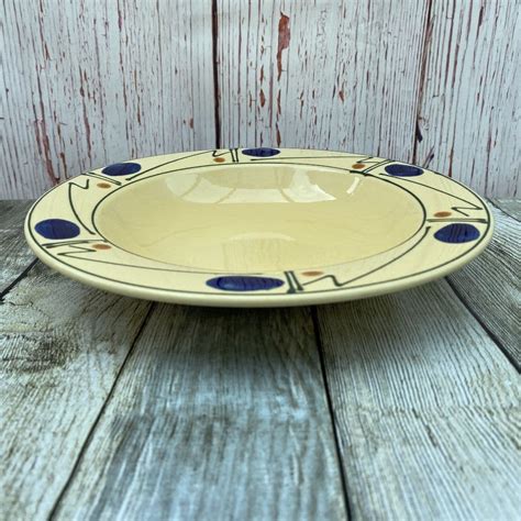 Poole Pottery Omega Rimmed Souppasta Bowl Replacing Discontinued