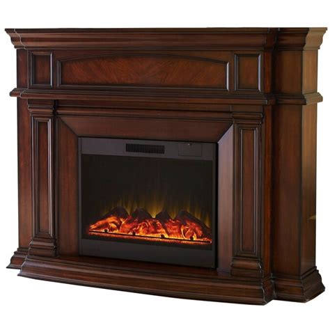 allen + roth 62-in W Mink Electric Fireplace in the Electric Fireplaces ...