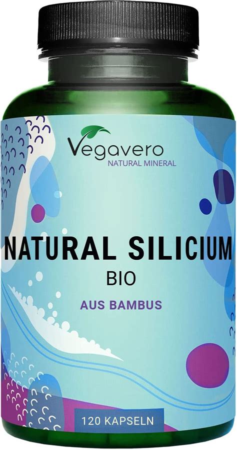 SILICIO Organico Vegavero 100 NATURALE 300 Mg Da Bamboo