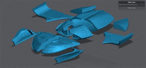 Enterprise D scale model 3D model 3D printable | CGTrader