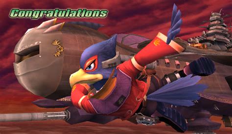 File Falco Congratulations Screen All Star Brawl Png Smashwiki The