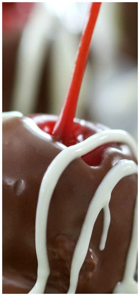 Chocolate Covered Spike Cherries Delicious And Pretty Simple To Make