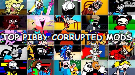 Best Corrupted Pibby Mods Of All Time Friday Night Funkin ALL