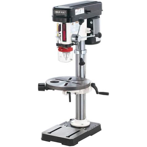 Shop Fox 13 1 4 In 12 Speed Benchtop Oscillating Drill Press With 5 8