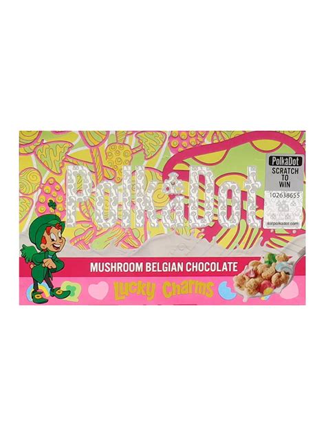 Lucky Charms PolkaDot Magic Mushroom Belgian Chocolate FREE SHIPPING