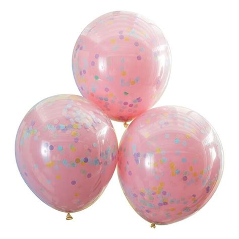 Konfetti Ballons Rosa St Cm Hier Kaufen