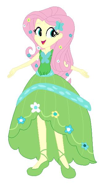 Fluttershy Equestria Girl Gala Dress By Princess Luna Love On Deviantart