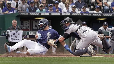 Judge Homers Twice Yankees Beat Kc 6 4 For 9th Straight Win