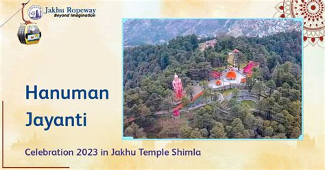 Hanuman Jayanti Celebration In Jakhu Temple Shimla Jakhu Ropeway