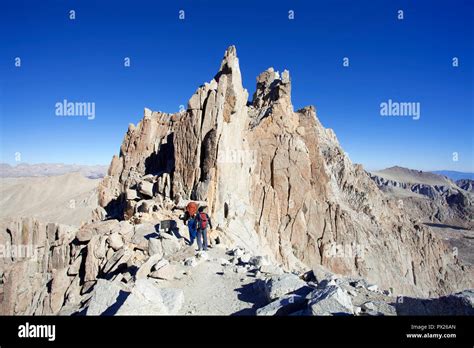 Mount Whitney Eastern Sierra Nevada Mountains California Usa Stock