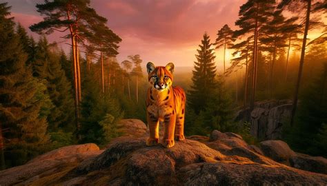 Download Puma Ounce Nature Royalty Free Stock Illustration Image