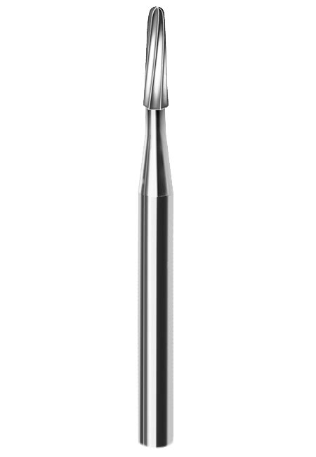 Epsilon Carbide Dental Bur Taper Fissure Rounded Head Pack Of