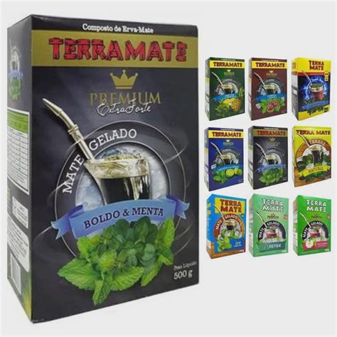 Erva Tereré Premium Terra Mate Vários Sabores 500gr No Shoptime