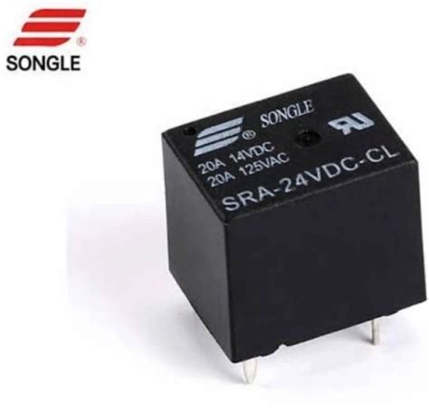 Relay 24 Dc 24v 20a Songle Relay Sra 24vdc Cl High Power High Quality