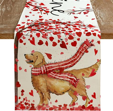 Amazon Valentines Day Table Runners 72 Inches Long Dresser Scarves