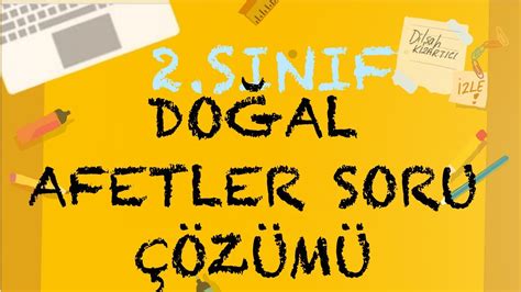 DOĞAL AFETLER SORU ÇÖZÜMÜ YouTube