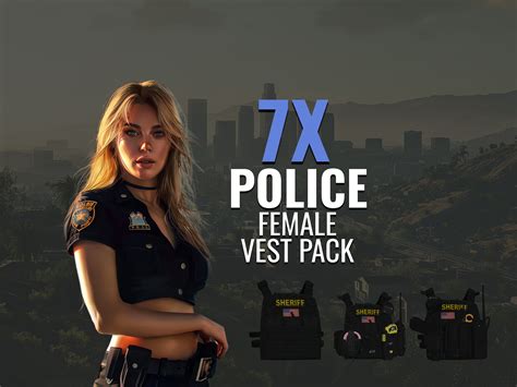 Fivem Female 7X Police Vest Pack High Quality & Fivem Ready lore-friendly - Etsy