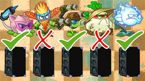 Pvz Challenge Every Plant Level Using Plant Food Vs Speaker