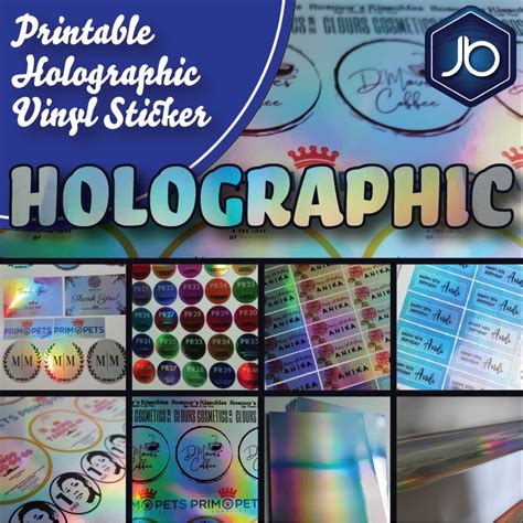 Eco Solvent Printable Holographic Vinyl