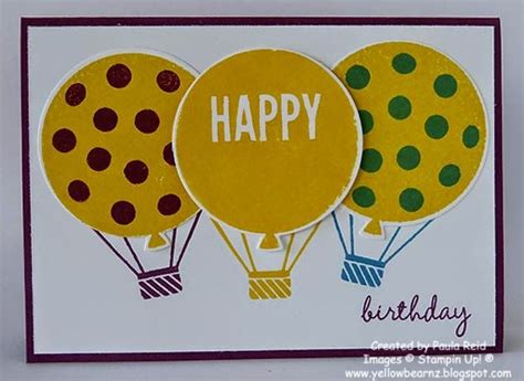 Yellowbear Stampin Celebrate Today Happy Birthday Inspirational