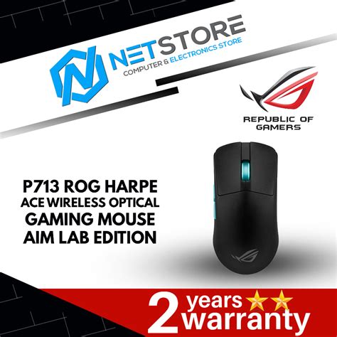 ASUS P713 ROG HARPE ACE WIRELESS OPTICAL GAMING MOUSE AIM LAB EDITION