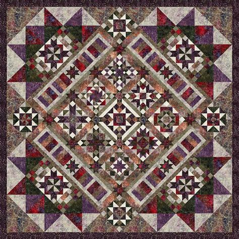 Plum Fusion Quilt Pattern By Wing And A Prayer Etsy