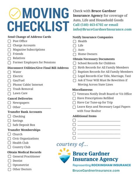 Long distance moving checklist - kotiwise