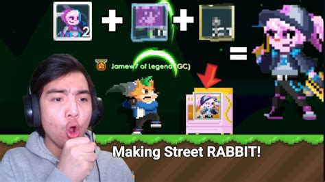 Making Street Rabbit How 150dl To 4bgl Growtopia Youtube