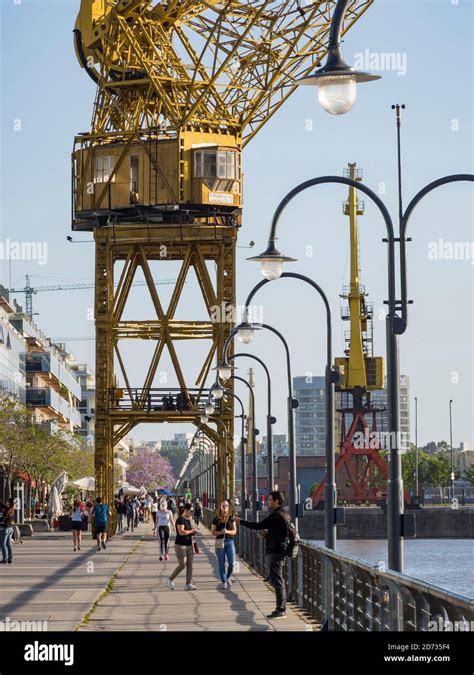 The Old Cranes At The Old Docks Puerto Madero The Modern Living