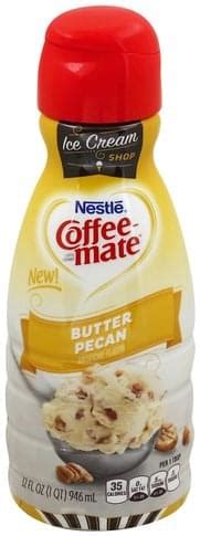 Coffee Mate Butter Pecan Coffee Creamer - 32 oz, Nutrition Information | Innit