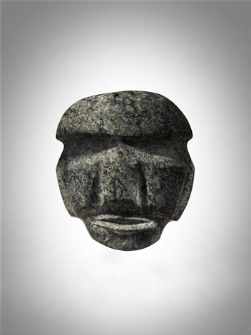 Mezcala Stone Head Late Preclassic Circa Bc Sur Artnet