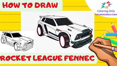 How To Draw Rocket League Fennec Youtube