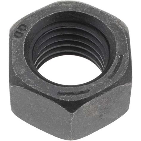 Value Collection Hex Nut Grade Steel Black Oxide Finish