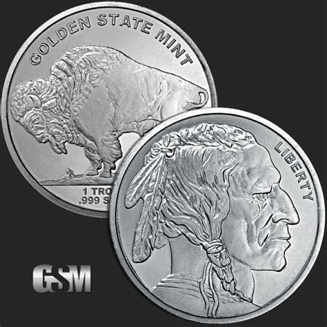 Buffalo 1 Oz Silver Round - 1 Oz Silver Coin