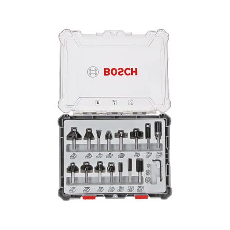 Bosch Professional 2607017471 Set Di Frese Da 6mm 15 Pezzi