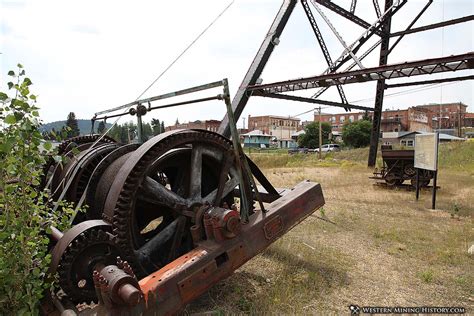 Hoist At Cresson Headframe Western Mining History