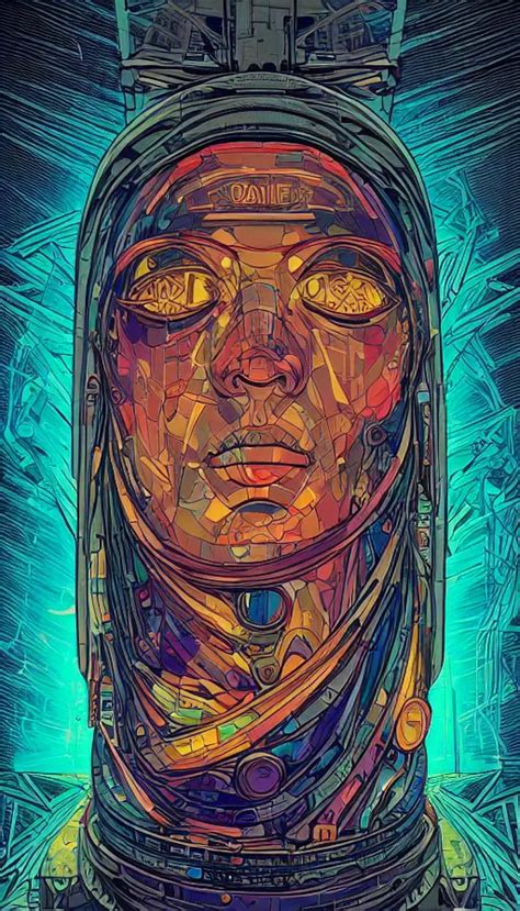 Tha Oracle Futurism Da Vinci Dan Mumford Josan Stable Diffusion