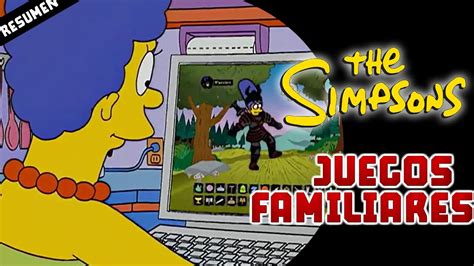 Marge Se Vuelve GAMER Resumen De Juegos Familiares Simpsons YouTube