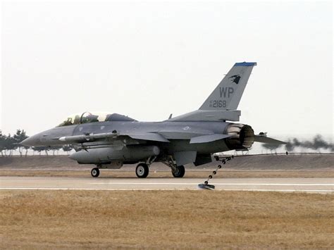 An F 16 Fighting Falcon Aircraft From The 35th Fighter Squadron 8th Fighter Wing Kunsan Air