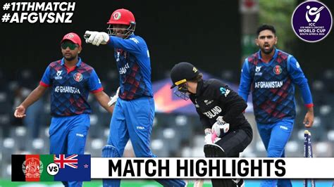 Afghanistan Vs New Zealand Under World Cup Th Match