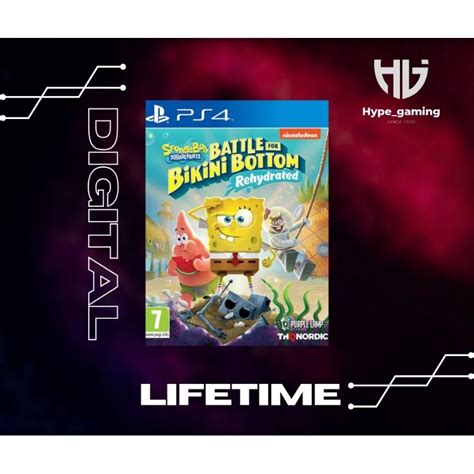 Jual Spongebob Squarepants Battle For Bikini Bottom PS4 PS5 Digital Shopee Indonesia