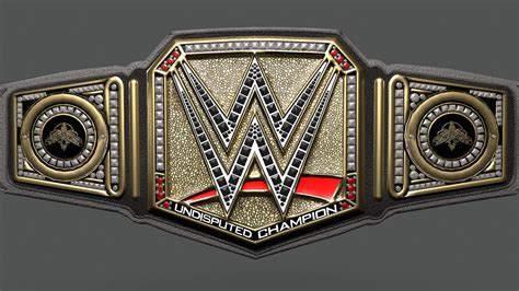 ArtStation - WWE Undisputed Champion Belt