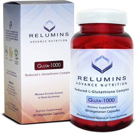 Relumins Advance Nutrition Mg Reduced L Glutathione Complex With