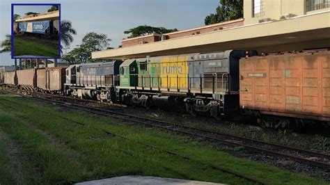 Trem locotrol carregado em Jaraguá do Sul SC 14 12 23 G22U da