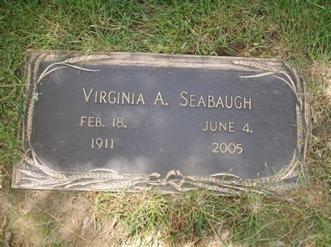 Virginia Abernathy Seabaugh Find A Grave Memorial