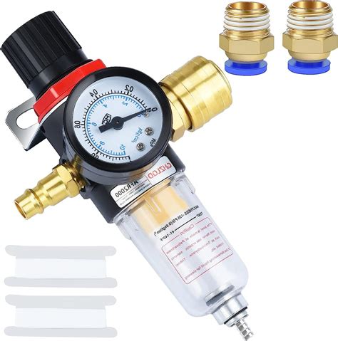 1 4 Air Filter Regulator Compressor Compressed Air Pressure Regulator