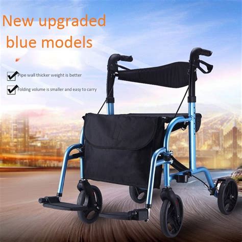 Rollator Walker With Seat And Basket Wheel Walkers For Seniors