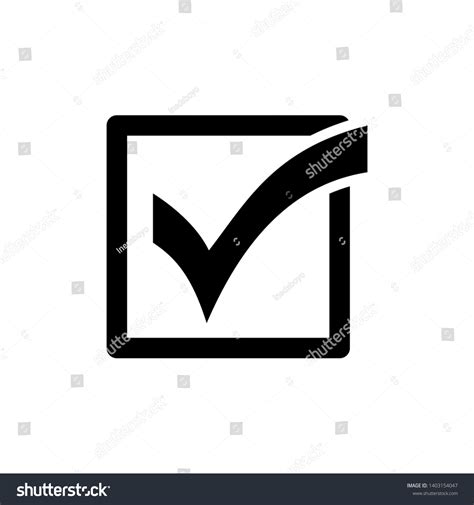 Checklist Icon Vector Simple Flat Symbol: เวกเตอร์สต็อก (ปลอดค่า ...